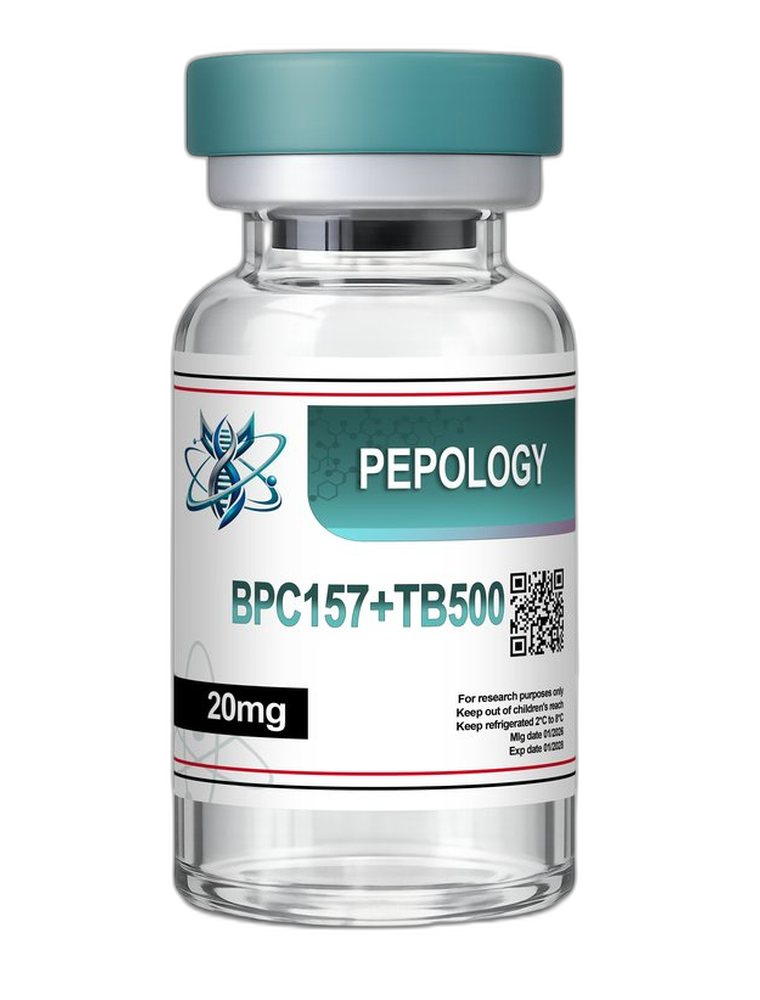 BPC-157 + TB-500 (Wolverine Stack) research vial
